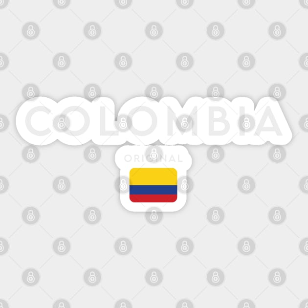 Colombia flag, colombian flag Sticker by eka123